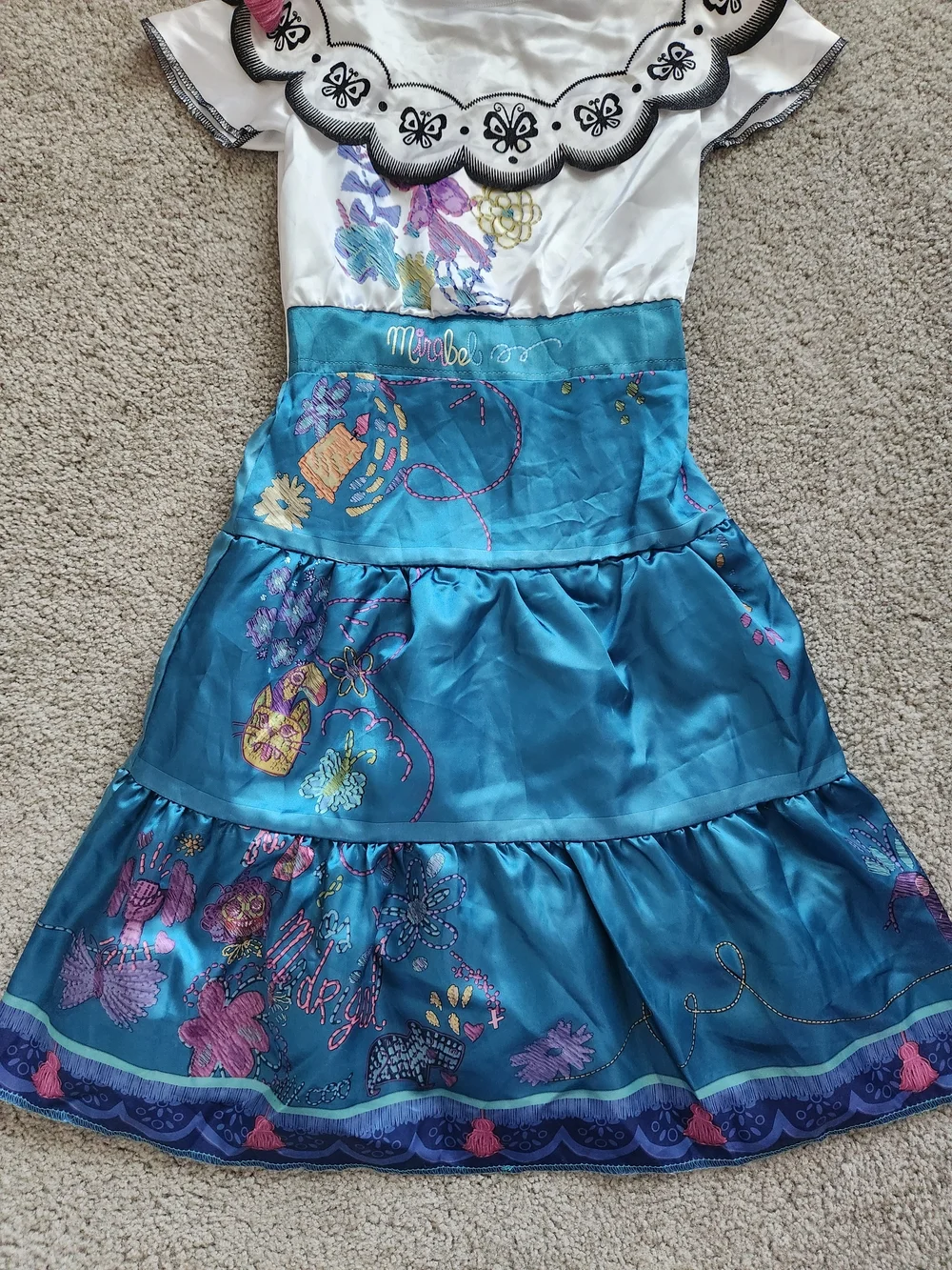 Disney Encanto Mirabel Girls Dress Halloween Costume - 5T